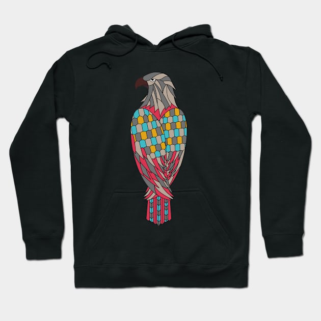 eagle funny gift Hoodie by Smartdoc
